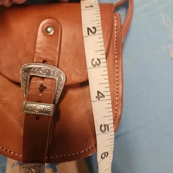 Tooled Leather mini Crossbody bag - Picture 12 of 13